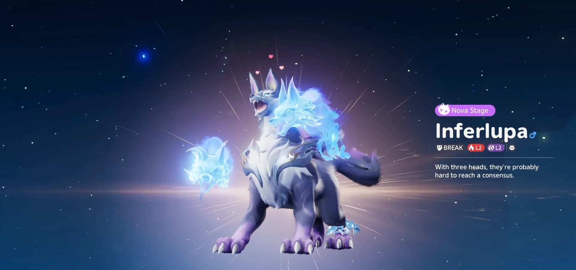 Inferlupa revealed as a Nova-stage Break Aniimo with Fire and Dark elements