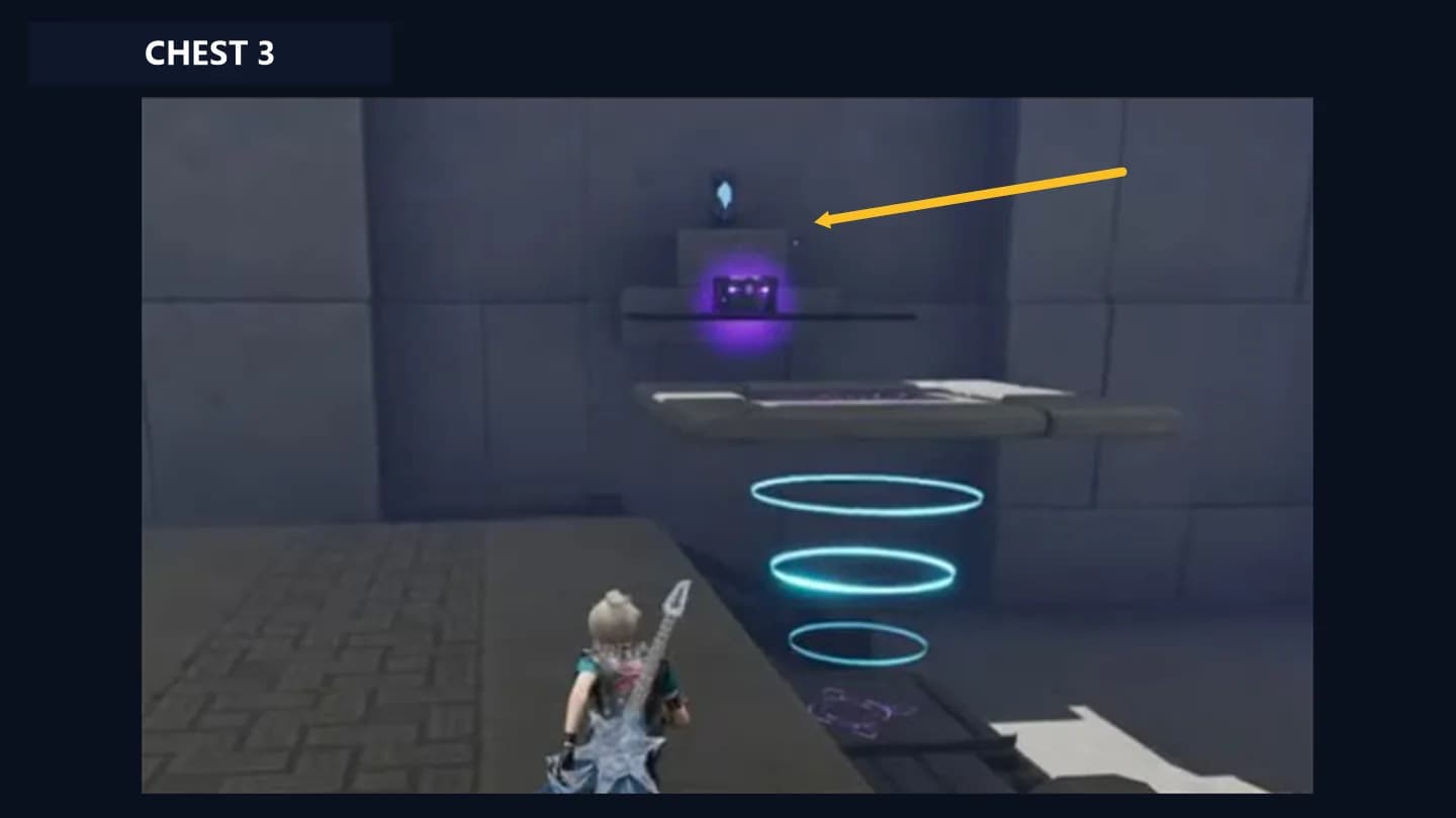 Third chest on a raised stone shelf reached by the chest-side air rings