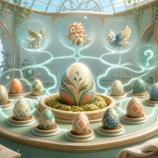 A patterned egg archive traces several known and unresolved hatch outcomes