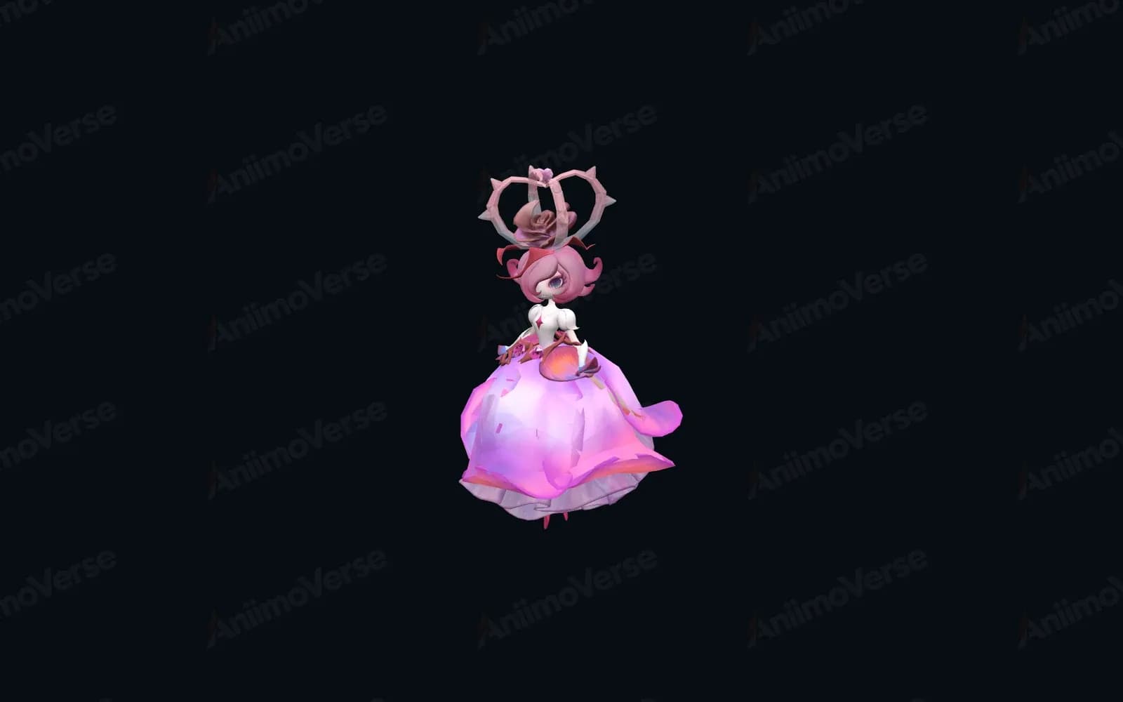Melloblum Prismana stands against the dark 3D model viewer backdrop
