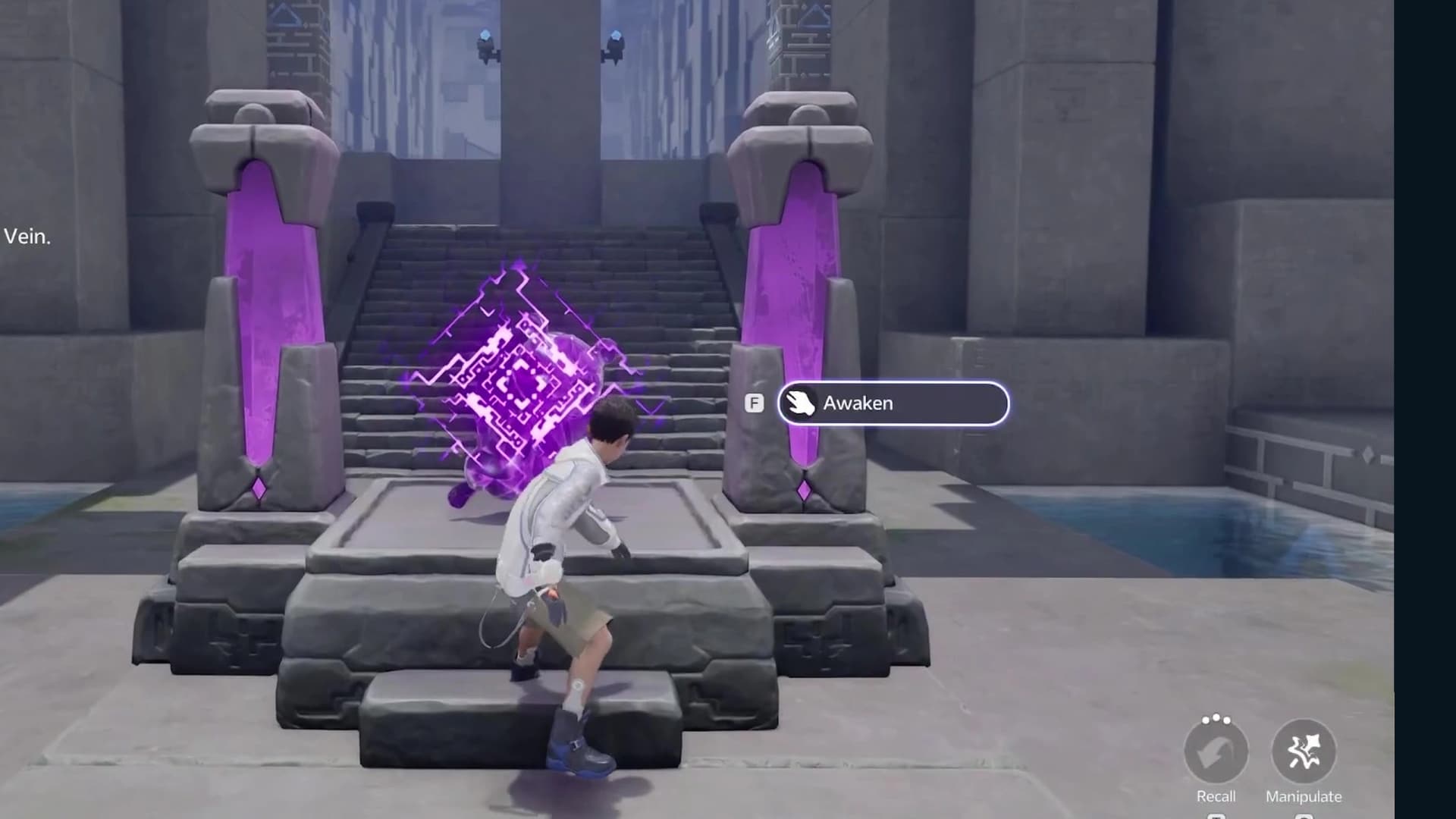 Trial Flameruff statue with the Awaken prompt
